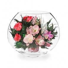 FIORA Арт: 31168 цветы в стекле